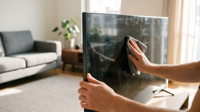 How to Clean a TV Screen Safely Without Streaks