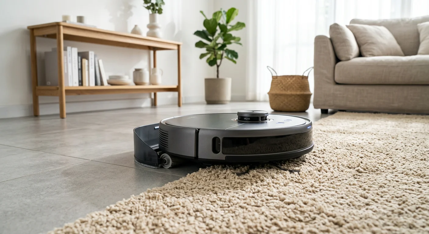 Mova Z60 Ultra AutoShield technology protecting carpet from wet mop roller
