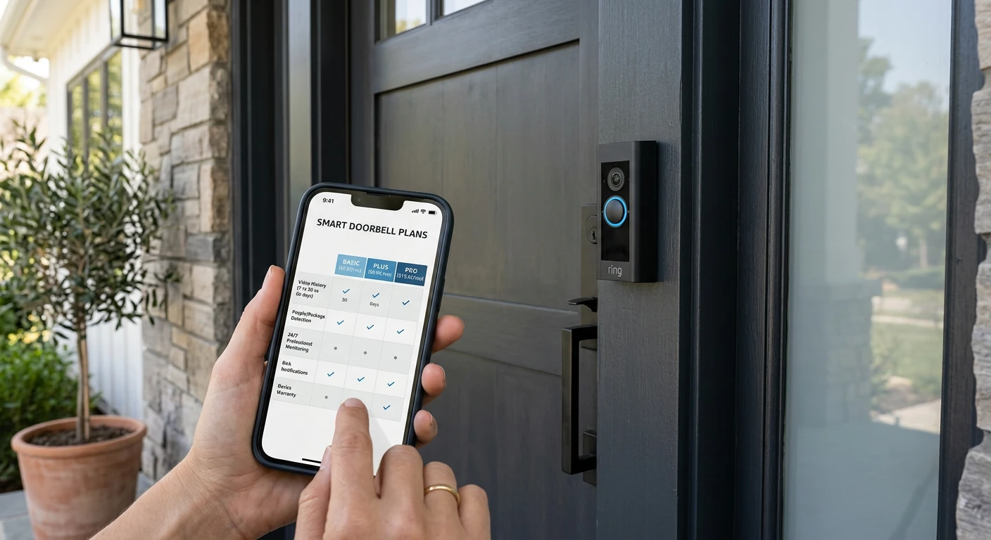 Ring doorbell subscription plans pricing comparison for 2025